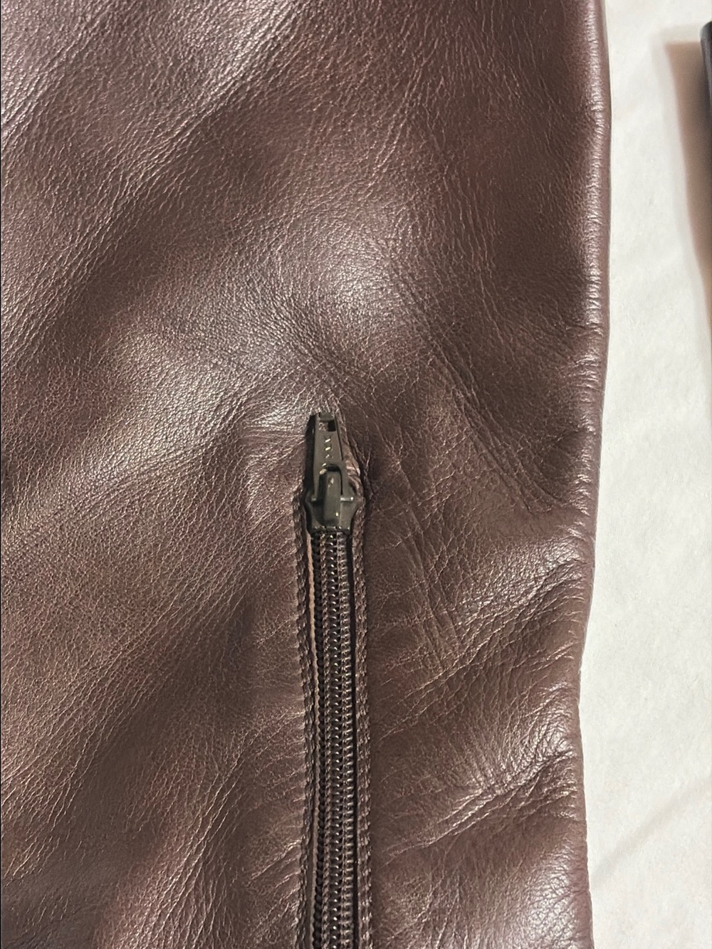 Stuart Weitzman Brown Leather Side Zippered Heeled 2 " Boots - Picture 14 of 15